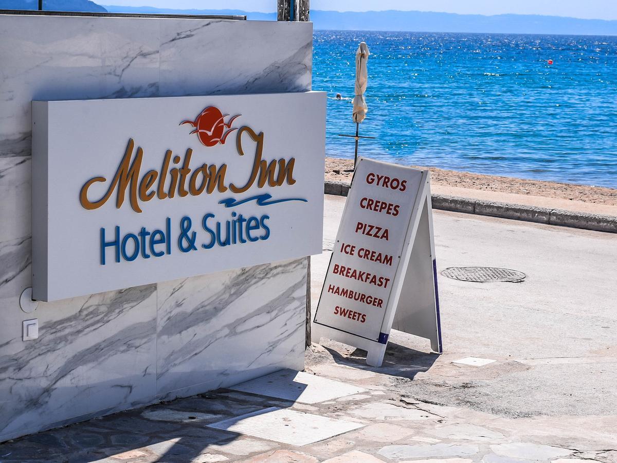 Meliton Inn Hotel & Suites By The Beach Neos Marmaras Ngoại thất bức ảnh